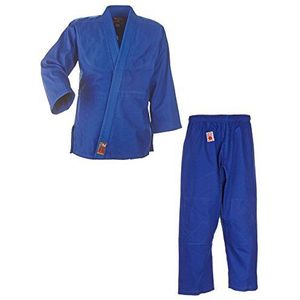 Ju-Sports Judopak to Start blauw I licht judopak voor kinderen en volwassenen I Judogi incl. witte riem I meervoudig genaaide schouder- en borstzone, blauw, 140