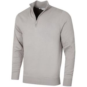 Calvin Klein Heren Campus 1/2 Zip Soft Feeltrui - Platina - L