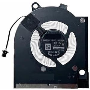 Laptop CPU GPU-koelventilator voor G15 5520 5525 7620 G16 RTX3050 RTX3060 RTX3070 2022(CPU 12V)