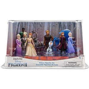 Disney Frozen 2 Deluxe Beeldjes Speelset Actiefiguren 10-Delige Figuren Set