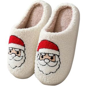 Kerst Halloween Pompoen Slippers voor dames en heren, dames pluizige traagschuim pantoffels winter, zachte pluche comfortabele warme griezelige kerst Halloween pompoenhuis slip-on slippers voor herfst