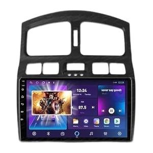 Compatibel met Hyundai Classic Santa Fe 2006-2015 Autoradio Android 13 Carplay Radio Auto GPS Multimediaspeler(4G-64G MCD Carplay)