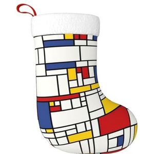 Kfjghhl Abstract Patroon Grote Xmas Kous Sneeuwpop Gedrukt Patroon Sokken Kerst Opknoping Tassen Home Decoraties