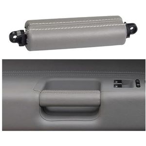 Handgreep Binnendeur van Auto Voor VW Voor Touareg 2003 2004 2005 2006 2007 2008 2009 2010 LHD RHD Interieur Bestuurdersdeur Lederen Trekhendel(grijs)