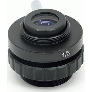 Zoomlens, varifocale lens, CTV1/3 Adapter 0.3XC Mount Lens for Trinoculaire Stereo Microscoop USB Video Camera voor industriële videoIndustriële video