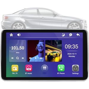 Autohoofdsteunspeler Met Touchscreen, 10,1-inch Tv-scherm, Ondersteuning Voor Draadloos CarPlay En Android Auto, Schermprojectie En USB/TF