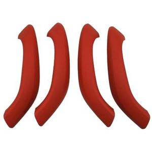 Auto Deurgreep-interieur Voor BMW Voor X1 Voor X2 F48 F49 F39 2016-2020 Binnendeurgreep Kunststof Buitenbekleding(Red 4PCS SET)