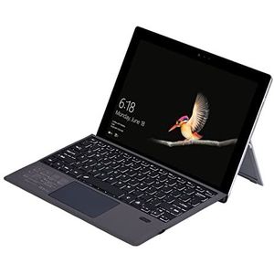 Draagbaar Draadloos BT-toetsenbord met Touchpad, Achtergrondverlichting in 7 Kleuren voor Surface Pro Type Cover-toetsenbord