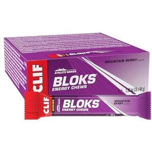 CLIF Bloks Energy Chews Mountain Berry, 18x60g