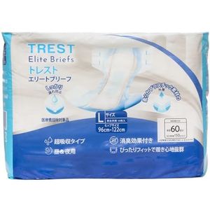 TREST Elite slips voor mannen en vrouwen, nachtluiers voor incontinentie, elite absorptievermogen, comfortabel, geurneutraliserend en veilige pasvorm - wit, groot (pak van 10)