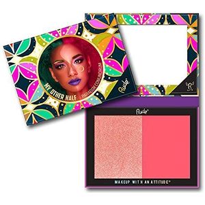 My Other Half Duo Shade Face Palette - Pearadox Conundrum door RUDE Cosmetics voor vrouwen - 4 oz make-up