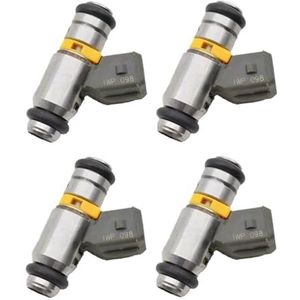Brandstofinjector Injectieventiel Geschikt voor RENAULT Megane Scenic Laguna Espace 2.0 16V 2002-2017 1/4 stuks brandstofinjectorsproeier 8200058379 IWP098(4 Pcs)