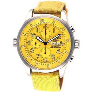 Zeno-Watch Heren Horloge - Fellow Oversized Chronograaf Day-Date - 6239TVDD-a9