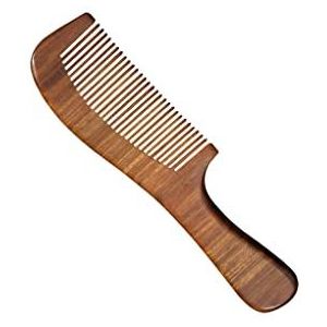 Unisex Sandelhout Kam Vrouwen Mannen Thuis Reizen Hout Antistatische Fijne Tand Kam Houten Handvat