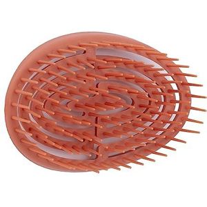 CAISHA Haarborstel Voor Nat Haar Trekvrije Ontwarrende Borstel Oranje Spiraalveer Zacht Voor De Hoofdhuid Voor Alle Haartypes K110