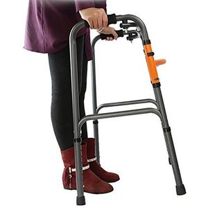 Lichtgewicht Walker Step Assist met handvat, opvouwbare draagbare senioren rechtopstaande rollator voor binnen en buiten, in hoogte verstelbaar Decoration