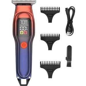 Tondeuse voor mannen, oplaadbare professionele tondeuse voor heren, kniptrimmer met slim digitaal display