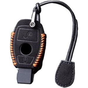 Sleutelbehuizing houder Voor C E S Klasse Lederen Autosleutel Case Cover Tas W203 W204 W205 W211 W212 W213 W220 W221 W222 Met Sleutelhanger Sleutelbehuizing(4)