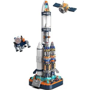 SPIRITS Space Astronaut-bouwsets for jongens -14 volwassenen 70102, flexibel ruimtespeelgoed for volwassenen kinderen, cool verzamelbaar ruimtevaardermodel met displaystandaard, cadeaus for jongens en