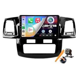 A,M6 Pro1,YLOXFW Auto Stereo Android 15.0 Radio Sat Nav voor Fortuner Revo Vigo 2007-2015 GPS Navi 9'' Cartablet Multimedia Video Player FM BT Ontvanger met Carplay 4G 5G WiFi DSP SWC