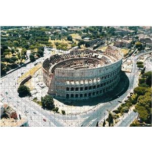 Puzzel 1000 stukjes Colosseum In Rome 1000 Stuks Puzzel Grote Puzzels Uniek Ontwerp Speciale Puzzel Voor Volwassen Jongens Puzzelsets Decompressie