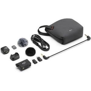 Voor audio met stabiele transmissie voor MIC mini-zender/ontvanger Actieve ruisonderdrukking op twee niveaus(MIC mini 1TX 1RX-L)