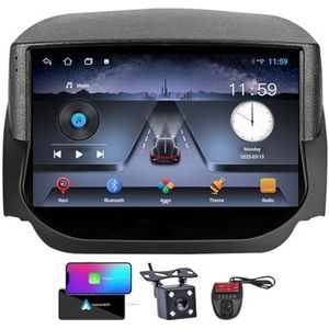 9 Inch Touchscreen Dubbel DIN Autoradio Compatibel met Ford EcoSport 2014-2018 met Carplay/Android Auto FM RDS DAB+ Autoradio WiFi 4G Draadloze Carplay Android Auto BT 5.0 DSP(NF-2)