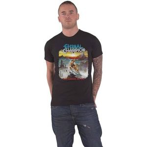Eternal Champion T Shirt The Armor of Ire Band Logo Official Mens Black overhemden(Small)