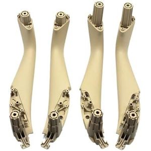 Auto Deurgreep-interieur Voor BMW 5 Serie G30 G31 F90 2017-2022 51417438523 Interieur Auto Deurgreep Binnenbekleding(Beige 4pcs)