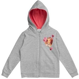 United Labels Paw Patrol sweatjack voor meisjes, kinderen, capuchontrui met ritssluiting, hoodie, grijs, grijs, 110-116