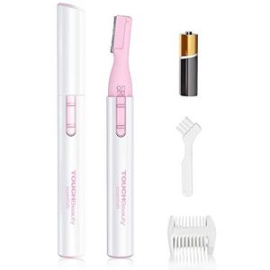 TOUCHBeauty Elektrische Wenkbrauw Scheerapparaat Remover Voor Dames,mini Wenkbrauwtrimmer Scheerapparaat AG-815 (roze)