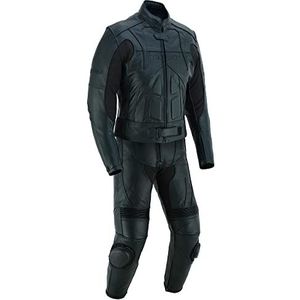 PROANTI Leren motorcombi Racing, zwart, 58