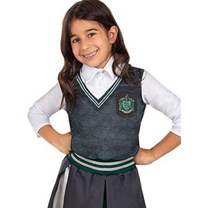 Funidelia | Slytherin T-shirt Voor - Harry Potter voor meisjes Kostuum voor kinderen Accessoire verkleedkleding en rekwisieten voor Halloween, carnaval & feesten - Maat 7-9 jaar