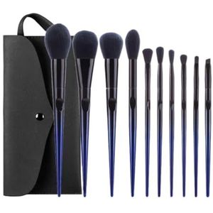 Multifunctionele Make-upborstel Make-up Kwastenset 10 Stuks For Foundation, Make-up, Blush, Oogschaduw En Gezichtscontouren Enz. Oogmake-up Kwasten voor Dames