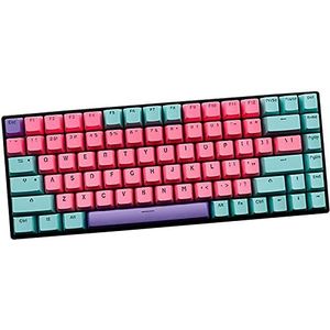 Keycaps, PBT Keycaps 84 Keys 3-Kleur Backlight Gaming-Keycaps Mechanisch Toetsenbord Keycap Voor AKKO 3108 / RK S84 Toetsenbord Pokertoetsen