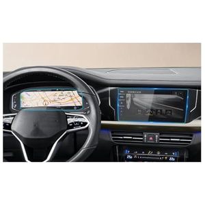 Displaybeschermfolie Voor VW Voor Passat New Energy 2022 2023 2024 Model 9.2"" Auto Interieur Dashboard Scherm Navigatie Beschermfolie(Navigation Film 9.2""+Instrument Film 10.2"")