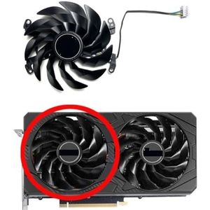 Vervangende ventilator voor GALAX voor KFA2 voor GeForce RTX3060ti 3070 3070ti PLUS grafische kaart(Left fan)