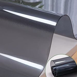 Tafelbeschermer Zwart PVC 100 X 150 cm, Gemakkelijk Schoon te Maken en Waterdicht, Tafelbeschermer, Tafelzeil