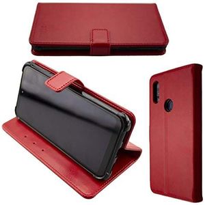 caseroxx tas voor Gigaset GS190 Bookstyle-Case in rood cover boek