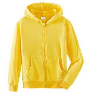 Spring&Gege Youth Solid Classic Hoodies Zachte Hooded Sweatshirts voor Kinderen (2-12 jaar)