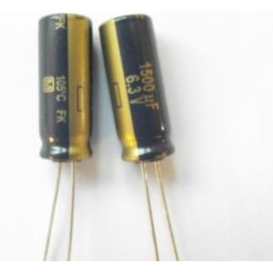 1500UF 6.3V 105C Slimline 8mm Lage ESR Panasonic EEUFK0J152L x2pcs