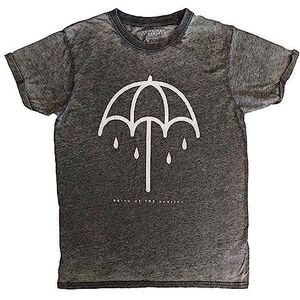 Bring Me The Horizon T Shirt Umbrella nieuw Officieel Unisex Charcoal Grijs XL