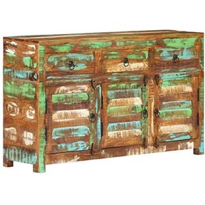 FSJIELW Huis & Tuin-Dressoir 110x30x65 cm Massief Hout Reclaimed-Meubels Keuze