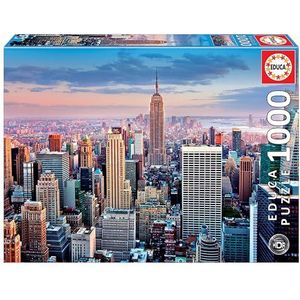 Educa - Puzzel 1000 stukjes voor volwassenen | Midtown Manhatten, 1000 stukjes puzzel voor volwassenen en kinderen vanaf 14 jaar, New York, Big Apple, Amerika (14811)
