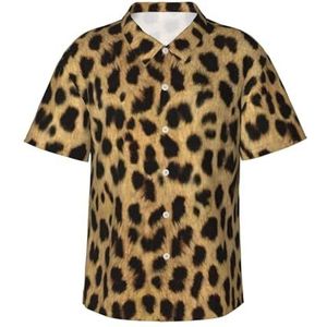 EdsfFehs - Hawaiiaans Overhemd - Zwart - Korte Mouwen - Ademend