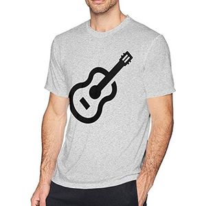 Guitars Men's Basic Outdoor Casual Custom Short Sleeve T-Shirt Cotton Tee T-shirts & overhemden(XX-Large)