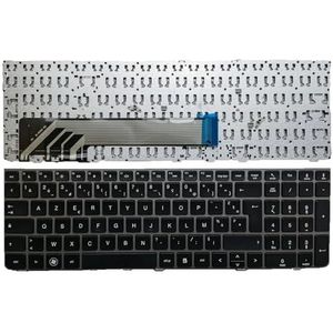 Voor HP ProBook 4535S 4530S 4730S FR Toetsenbord ZILVEREN FRAME