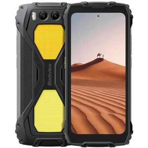 Blackview BV7300 Rugged Smartphone, campingverlichting Dual 800 lm, batterij 15000 mAh, 18 GB + 256 GB, 6,67 inch 90 Hz HD+, 50 MP camera nachtzicht, telefoon waterdicht IP68 Android 14, NFC zwart