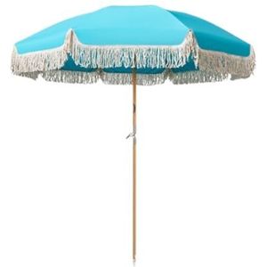 Parasol Voor De Tuin 6.5FT Strandparaplu Tilt Zonnescherm In Hoogte Verstelbare Outdoor Paraplu Markt Patio Yard Crank Deck Patio Paraplu Parasol Buiten(B)