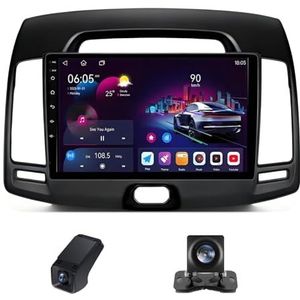 Android 14 Autoradio geldt voor Hyundai Avante Elantra 4 HD 2006-2012 Autoradio 2 Din Carplay Android Auto 9 Inch Touchscreen met GPS-navigatie WiFi FM-radio Camera ADAS DVR 1080P(X2)